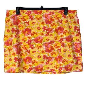 Old Navy XX-Large Pixie Mini Skirt Floral Stretch Elastic Waist Multi-Color New